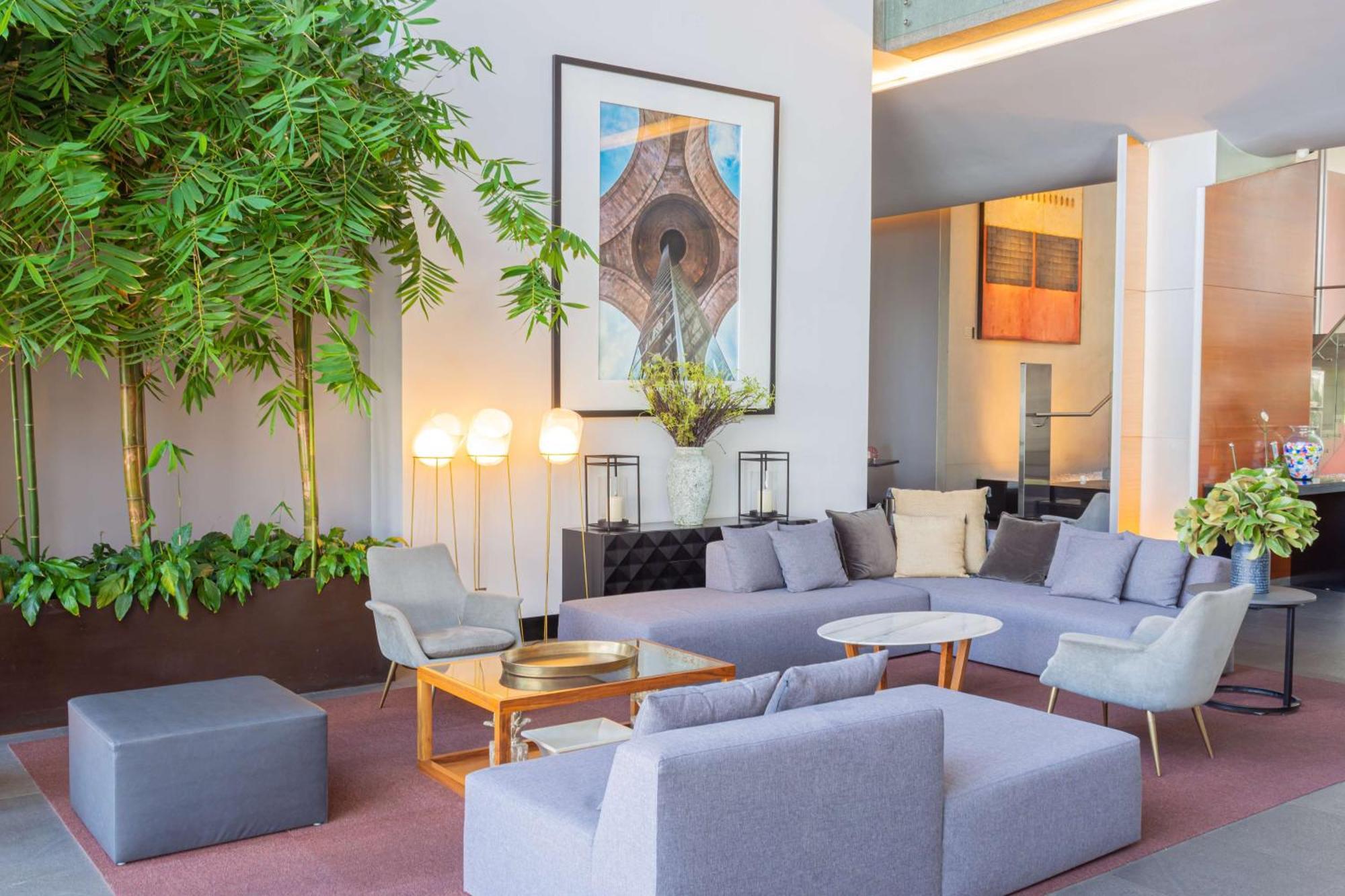 NH Collection Mexico City Santa Fe Exterior foto The lobby of the hotel